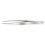 Brucelles de précision, becs 'aiguille', Pointes : pointu, droit, extra fin, Surfaces de préhension lisse, Surface antireflet mat