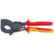 Coupe-câble VDE, tête vernie, Long. : 250 mm, Ø de la capacité de coupe 32 mm, Section du conducteur 240 mm²