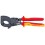 Coupe-câble VDE, tête vernie, Long. : 250 mm, Ø de la capacité de coupe 32 mm, Section du conducteur 240 mm²