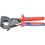 Coupe-câble, tête vernie, Long. : 250 mm, Ø de la capacité de coupe 32 mm, Section du conducteur 240 mm²