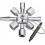 Clé pour armoire Twin-Key, Dimensions : 200 x 100 mm
