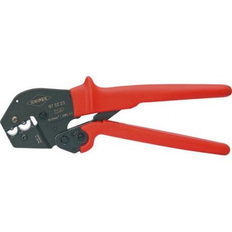 Pince à sertir les cosses de câbles et connecteurs à fiches, avec ressort d'ouverture, Section du conducteur : 16 + 25 mm²