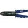 Pince à sertir pour cosses de câble et connecteurs à fiches, section du conducteur de 0,5 à 6 mm², Utilisation : Cosses de câble non isolées, Long. 220 mm