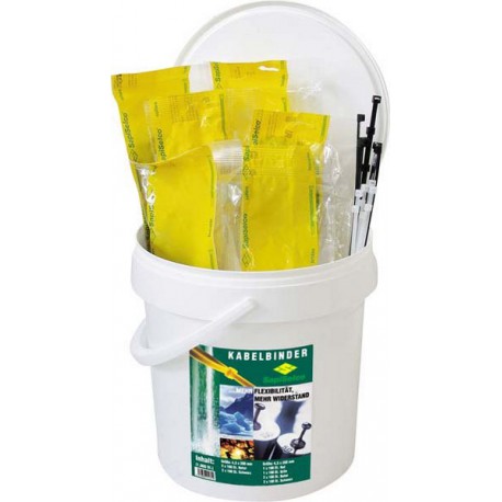 Assortiment de colliers plastiques, Quantité : 1000 pièces