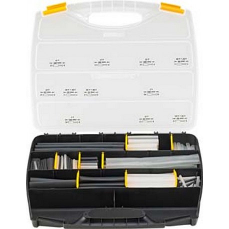 Assortiment de gaines thermorétractables flexibles, Température mini. de rétrécissement : +110 °C, Température de service -55 à +110 °