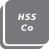 Foret DIN338RN HSSCo 8,60mm poli PTG