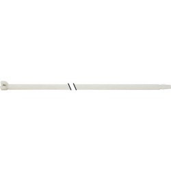 Colliers plastiques avec nez acier 100x2,5mm 100 pièces SapiSelco 1 PCS