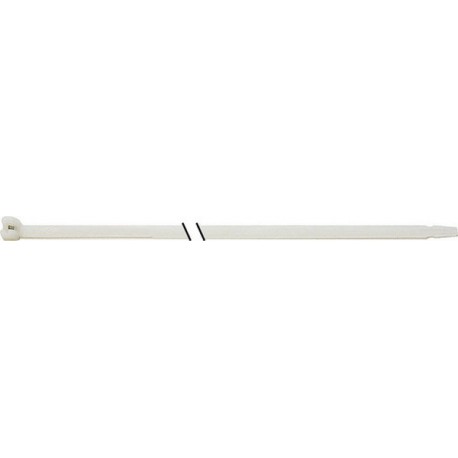 Colliers plastiques avec nez acier, Long. x Larg. : de bande : 140 x 3,5 mm, Ø de faisceau 26 mm
