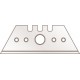 Couteau de sécurité SECUNORM MIZAR/SECUPRO PROFI LIGHT, Désignation : Lame de rechange standard, paquet de 10, Dimensions 53 x 19 x 0,63 mm