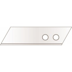 Couteau de sécurité SECUNORM PRO 40, Désignation : Lame de rechange standard, paquet de 10, Dimensions 60 x 19 x 0,63 mm