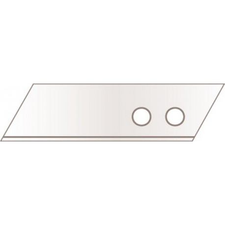 Couteau de sécurité SECUNORM PRO 40, Désignation : Lame de rechange standard, paquet de 10, Dimensions 60 x 19 x 0,63 mm