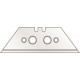 Couteau de sécurité SECUPRO MEGASAFE/SECUPRO MAXISAFE, Désignation : Lame de rechange, arrondie, paquet de 10, Dimensions 60 x 19 x 0,63 mm