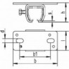 HELM 402 manchonavec fixation plafond galva Galva