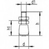 HELM 449 S Butée plastique pour rail en U440