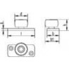 HELM 459 PL Butée plastique sur plat