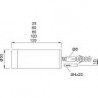 KWS 2070 Arrets de portes pour60mm Abst.silb.elox.
