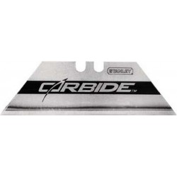 Lame de rechange pour couteau universel, Modèle : Lame trapézoïdale en carbure, Dimensions 62 x 0,60 x 19 mm