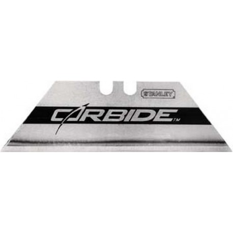 Lame de rechange pour couteau universel, Modèle : Lame trapézoïdale en carbure, Dimensions 62 x 0,60 x 19 mm