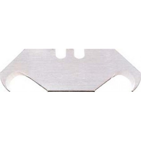 Lame de rechange pour couteau universel, Modèle : Lame crochets, Dimensions 50 x 0,65 x 19 mm