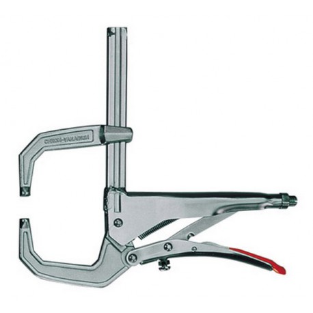 Pince-étau en C GRZC, Capacité de serrage : 110 mm, Portée 80 mm