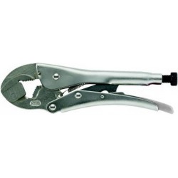 Pince-étau avec mors inférieurs mobiles, Long. : 250 mm, Capacité de serrage 45 mm