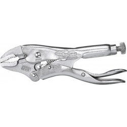 Pince-étau à embouts courbés, IRWIN, Long. : 125 mm, Capacité de serrage 29 mm