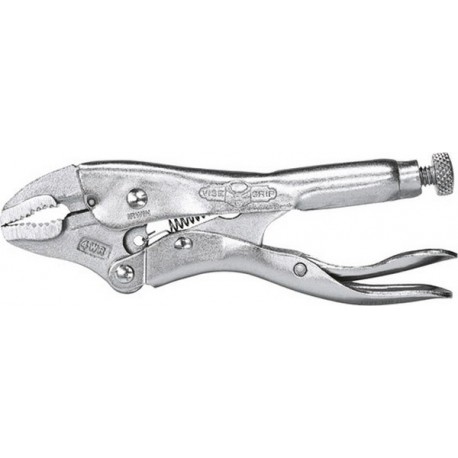 Pince-étau à embouts courbés, IRWIN, Long. : 125 mm, Capacité de serrage 29 mm