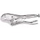 Pince-étau, mors de préhension dentés, Long. : 175 mm, Modèle Becs droits, Capacité de serrage 38 mm