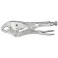 Pince-étau, mors de préhension dentés, Long. : 250 mm, Modèle Embouts coudés, Capacité de serrage 48 mm
