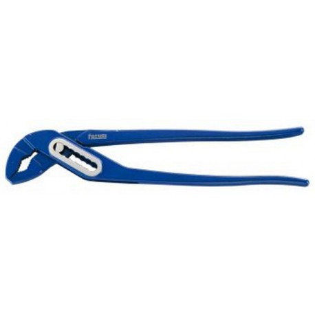 Pince multiprise à crémaillère, tête et poignées vernies, Long. : 300 mm, Pour les Ø de tuyaux en mm de 42, Pour les Ø de tuyaux en pouces de 1.1/2