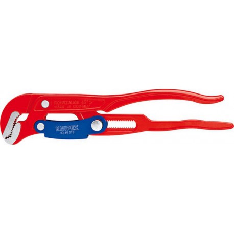 Clé serre-tubes pour tuyaux d'angle embouts S à réglage rapide, Pour Ø de tuyaux : 1.5/8 pouces, Long. 330 mm, Capacité de serrage 42 mm