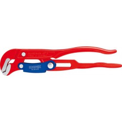 Clé serre-tubes pour tuyaux d'angle embouts S à réglage rapide, Pour Ø de tuyaux : 2.3/8 pouces, Long. 420 mm, Capacité de serrage 60 mm