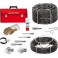 Jeu de spirales/outils, Quantité : 25 pièces, Ø de spirale 16-22 mm