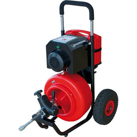 Machine à nettoyer les tuyaux ROSPEED 3F, Ø de tuyau : 50-125 mm, Puissance 250 W, Vitesse maxi. 270-340 tr/mn