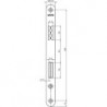 Serrure a mortaise , PZ,E72,VK8,D55,20rd,DL/DR
