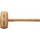 Maillet de plombier, Long. de la tête de frappe : 140 mm, Ø de la tête 70 mm