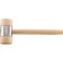 Maillet en bois, Long. de la tête de frappe : 160 mm, Ø de la tête 80 mm