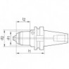 Mandrin universel AKL JISB6339 1-16mm BT50 Albrecht
