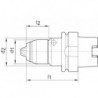 Mandrin universel AKL D69893 1,0-16 mm HSK100 Albrecht