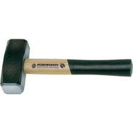 Marteau de forge à deux pannes, manche en caryer, Poids : 2000 g