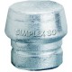 Embout massette Simplex, métal doux, dur, Ø de la tête : 30 mm