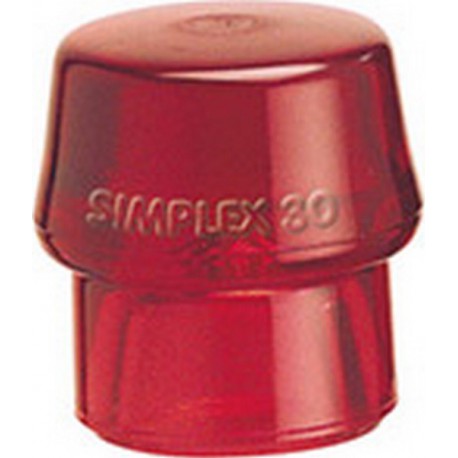 Tête de maillet SIMPLEX plastique 60mm HALDER 1 PCS