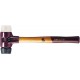 Massette Simplex, moyennement dur/dur, têtes de frappe en mélange de caoutchouc/nylon, Ø de la tête : 80 mm