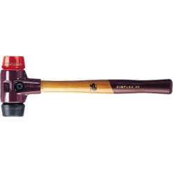 Massette Simplex, dure, têtes de frappe en nylon, dure, Ø de la tête : 30 mm