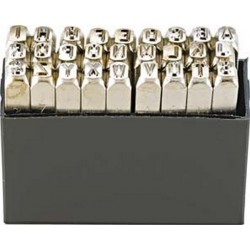 Jeu de lettres à frapper, TURNUS, Hauteur des caractères : 5 mm