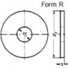 Rondelles DIN 440 ST HDG R 22 HP 0 (Par 50)