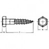 Vis a bois DIN 571acier inoxydable A2 10x100 HP E-NORMpro (Par 50)