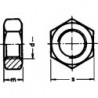 Boulon DIN 934 8 HDG M4 KP E-NORMpro (Par 200)
