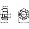 Ecrou DIN 985 6-8 HDG M3 KP E-NORMpro (Par 200)