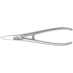 Ciseaux d'orfèvre, Long. : 180 mm, Modèle Taillants droits, branche ouverte
